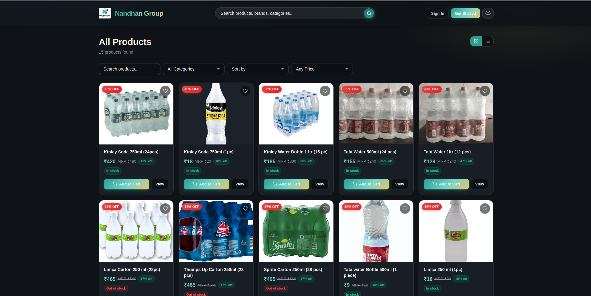 E Commerce Platform project preview